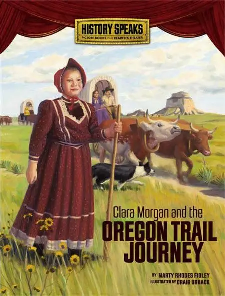 Pioneer woman on Oregon Trail cover