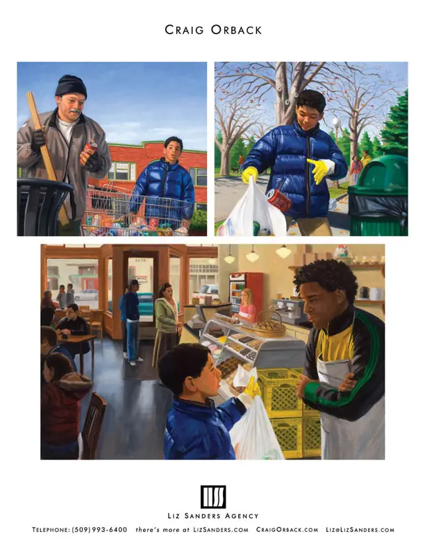 Community service at local food pantry