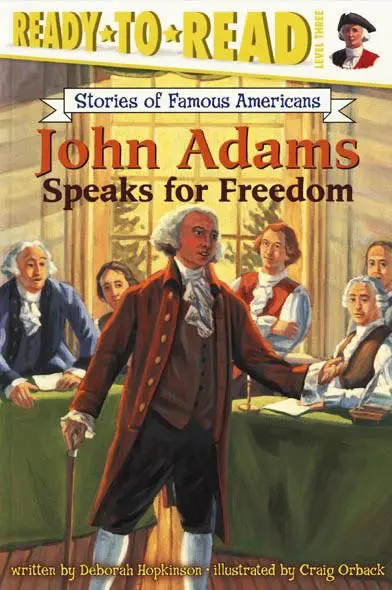 Illustrated cover of John Adams book