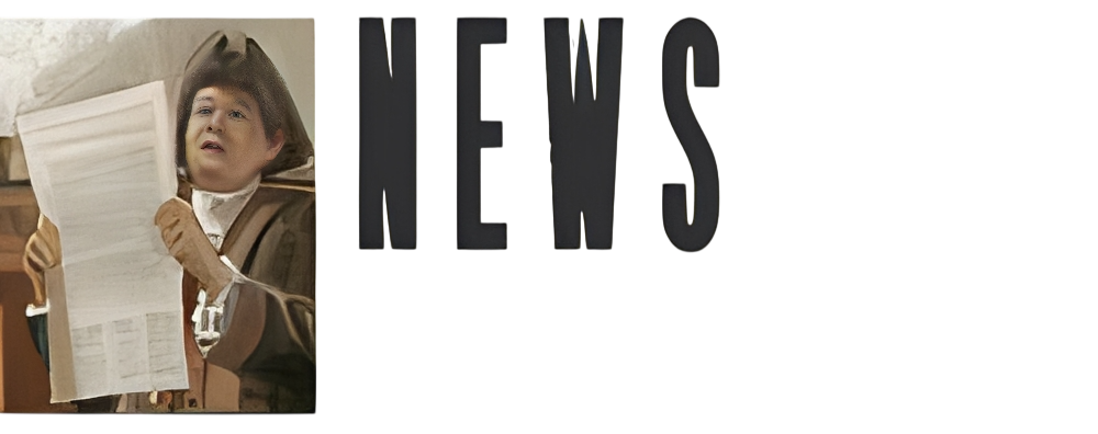 Person in historical attire holding a document